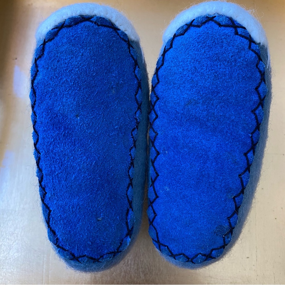 Rory Rabbit Felt Slippers, by Sew Heart Felt England. 12-18 months. Handmade - Picture 9 of 12